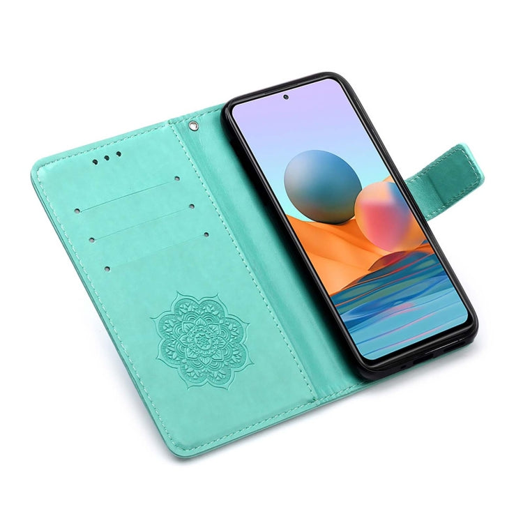 For Xiaomi Redmi Note 10 Pro / Note 10 Pro Max Dream Catcher Printing Horizontal Flip Leather Case with Holder & Card Slots & Wallet & Lanyard