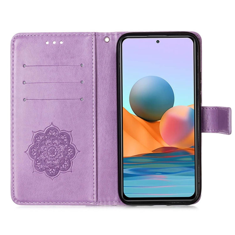 For Xiaomi Redmi Note 10 Pro / Note 10 Pro Max Dream Catcher Printing Horizontal Flip Leather Case with Holder & Card Slots & Wallet & Lanyard