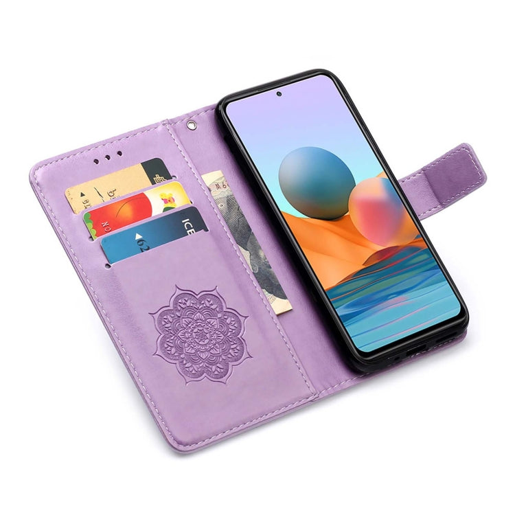 For Xiaomi Redmi Note 10 Pro / Note 10 Pro Max Dream Catcher Printing Horizontal Flip Leather Case with Holder & Card Slots & Wallet & Lanyard