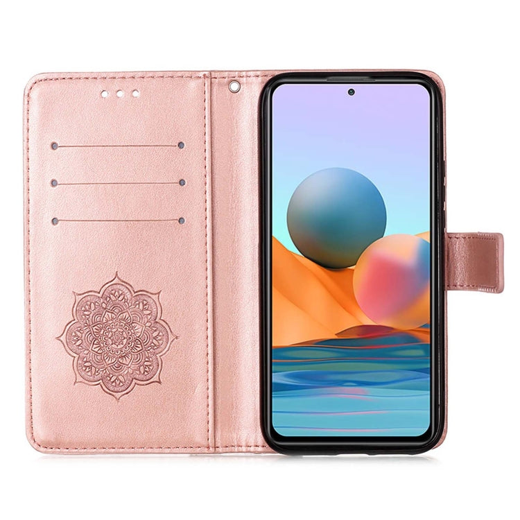 For Xiaomi Redmi Note 10 Pro / Note 10 Pro Max Dream Catcher Printing Horizontal Flip Leather Case with Holder & Card Slots & Wallet & Lanyard