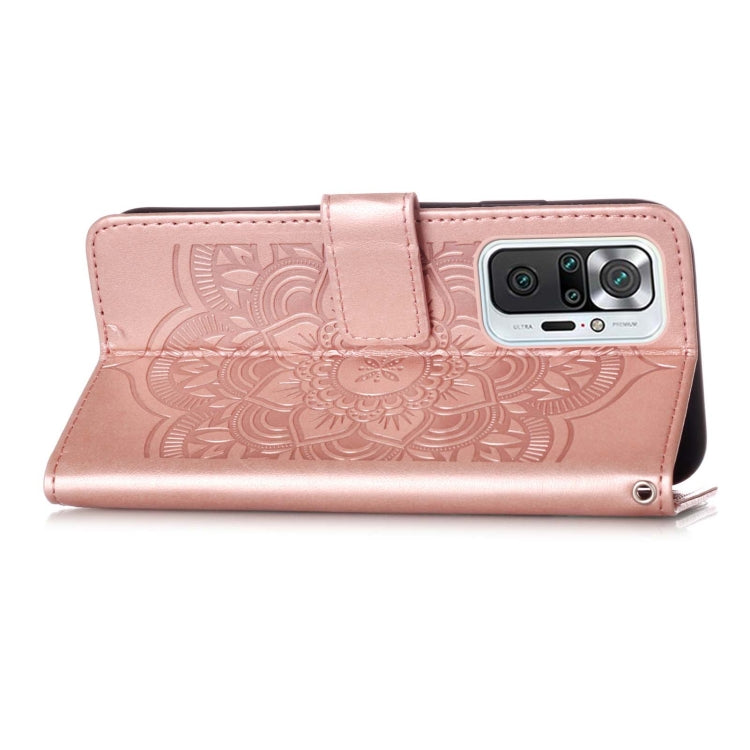 For Xiaomi Redmi Note 10 Pro / Note 10 Pro Max Dream Catcher Printing Horizontal Flip Leather Case with Holder & Card Slots & Wallet & Lanyard