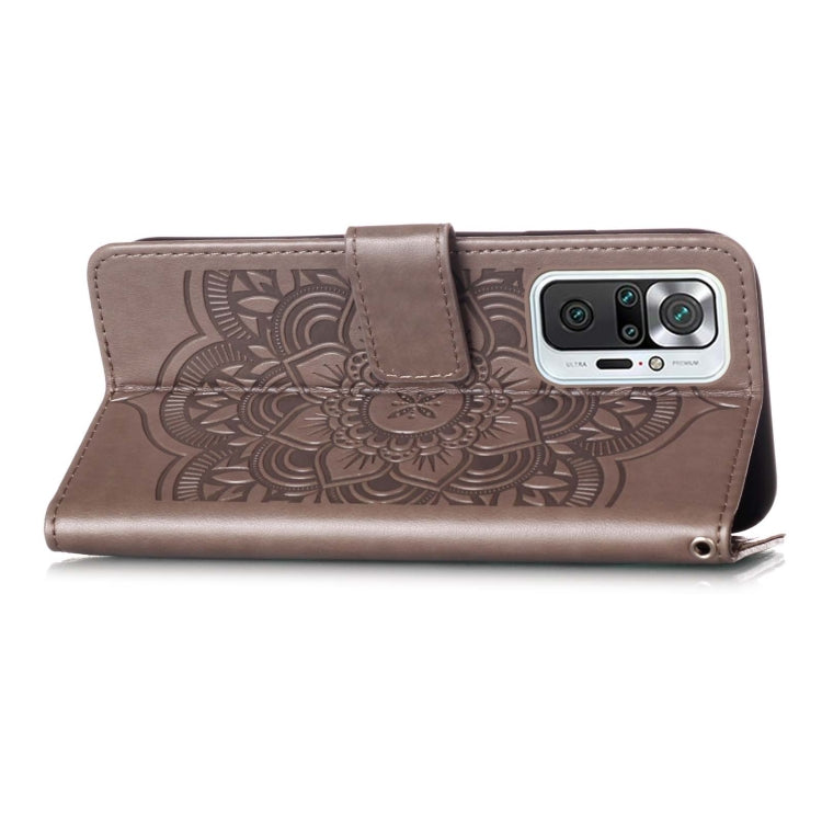 For Xiaomi Redmi Note 10 Pro / Note 10 Pro Max Dream Catcher Printing Horizontal Flip Leather Case with Holder & Card Slots & Wallet & Lanyard