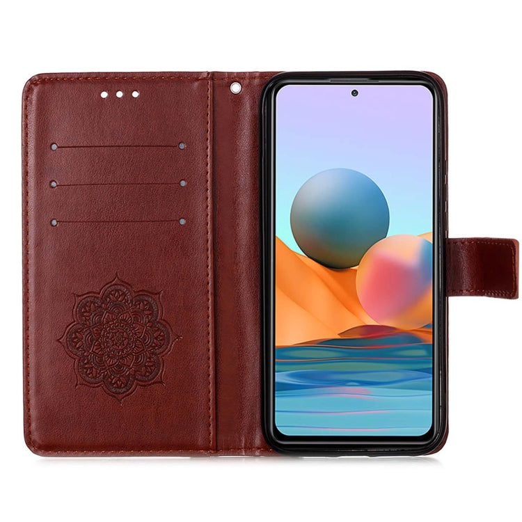 For Xiaomi Redmi Note 10 Pro / Note 10 Pro Max Dream Catcher Printing Horizontal Flip Leather Case with Holder & Card Slots & Wallet & Lanyard