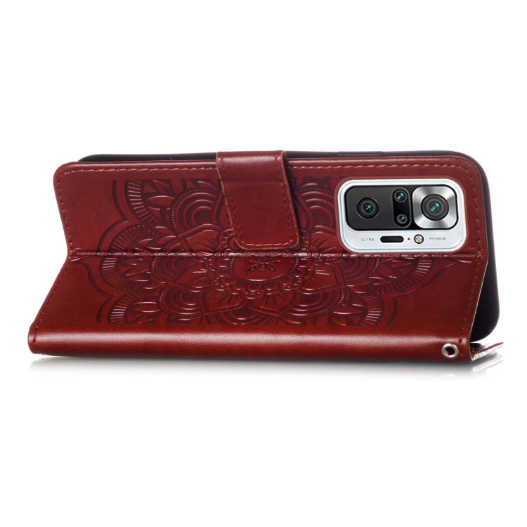 For Xiaomi Redmi Note 10 Pro / Note 10 Pro Max Dream Catcher Printing Horizontal Flip Leather Case with Holder & Card Slots & Wallet & Lanyard