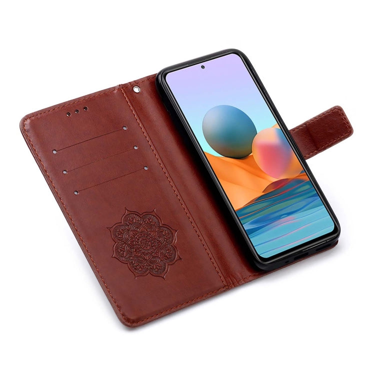 For Xiaomi Redmi Note 10 Pro / Note 10 Pro Max Dream Catcher Printing Horizontal Flip Leather Case with Holder & Card Slots & Wallet & Lanyard