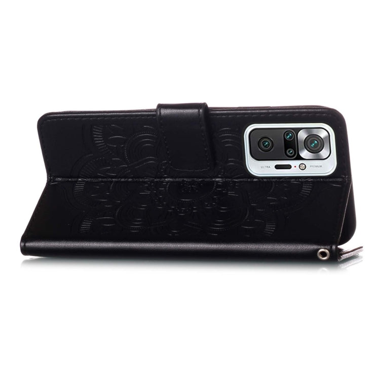 For Xiaomi Redmi Note 10 Pro / Note 10 Pro Max Dream Catcher Printing Horizontal Flip Leather Case with Holder & Card Slots & Wallet & Lanyard