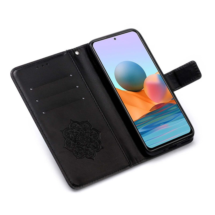 For Xiaomi Redmi Note 10 Pro / Note 10 Pro Max Dream Catcher Printing Horizontal Flip Leather Case with Holder & Card Slots & Wallet & Lanyard