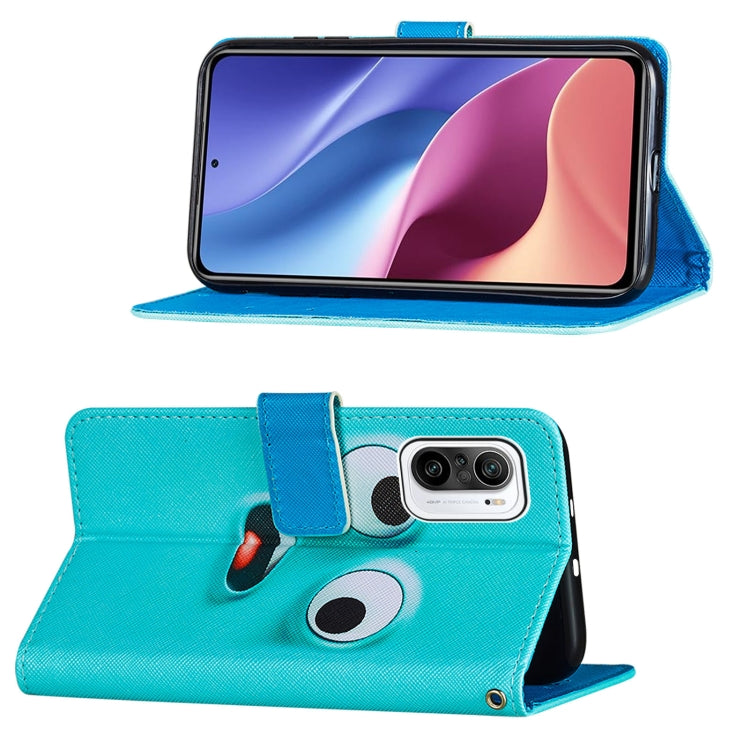 For Xiaomi Mi 11i / Poco F3 / Redmi K40 / Redmi K40 Pro Cross Texture Painting Pattern Horizontal Flip Leather Case with Holder & Card Slots & Wallet & Lanyard