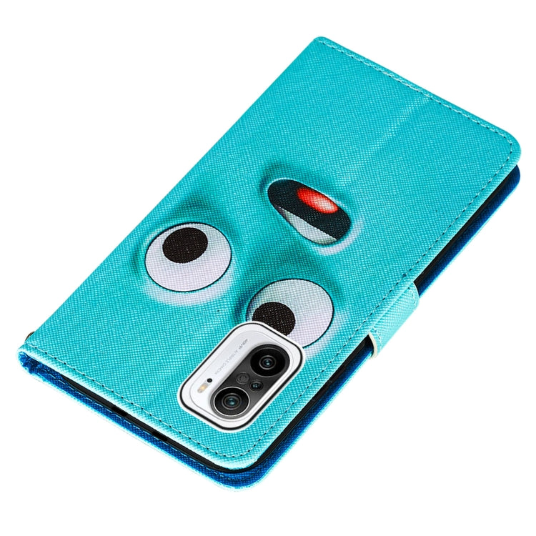 For Xiaomi Mi 11i / Poco F3 / Redmi K40 / Redmi K40 Pro Cross Texture Painting Pattern Horizontal Flip Leather Case with Holder & Card Slots & Wallet & Lanyard