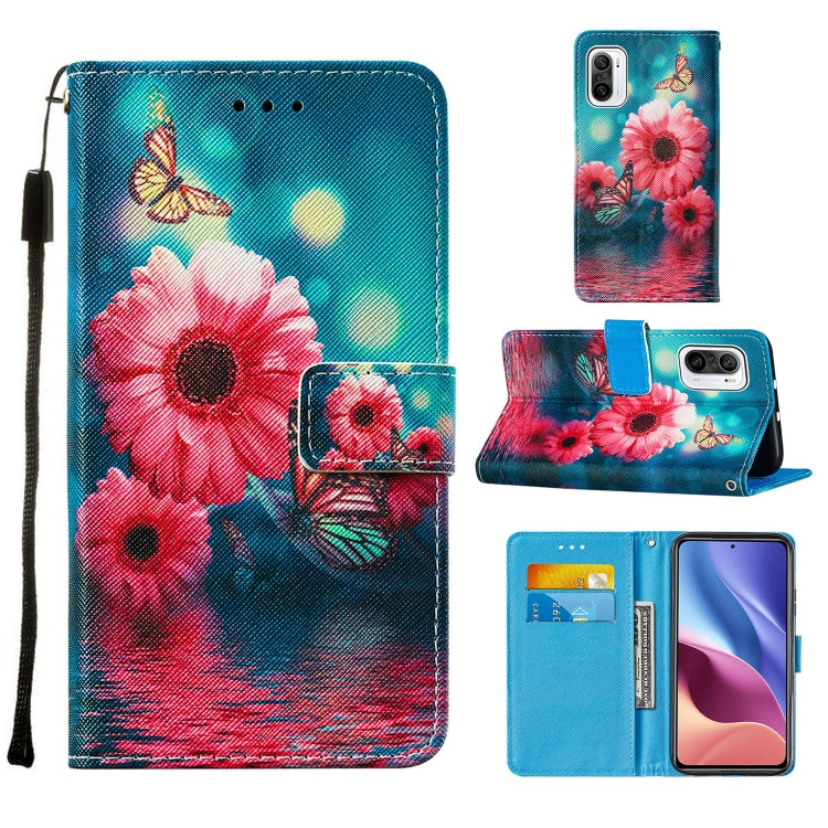 For Xiaomi Mi 11i / Poco F3 / Redmi K40 / Redmi K40 Pro Cross Texture Painting Pattern Horizontal Flip Leather Case with Holder & Card Slots & Wallet & Lanyard