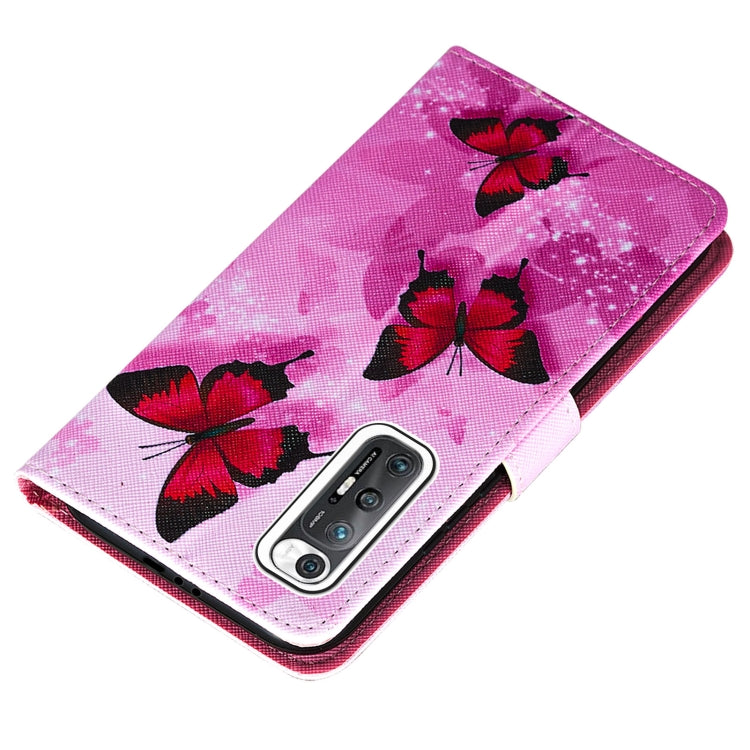 For Xiaomi Mi 10S Cross Texture Painting Pattern Horizontal Flip Leather Case with Holder & Card Slots & Wallet & Lanyard