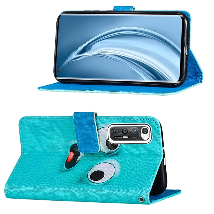 For Xiaomi Mi 10S Cross Texture Painting Pattern Horizontal Flip Leather Case with Holder & Card Slots & Wallet & Lanyard