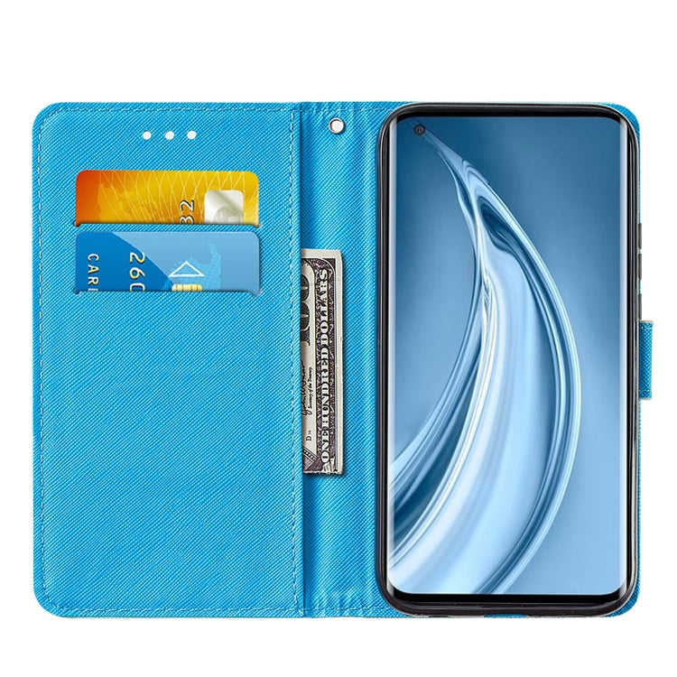 For Xiaomi Mi 10S Cross Texture Painting Pattern Horizontal Flip Leather Case with Holder & Card Slots & Wallet & Lanyard