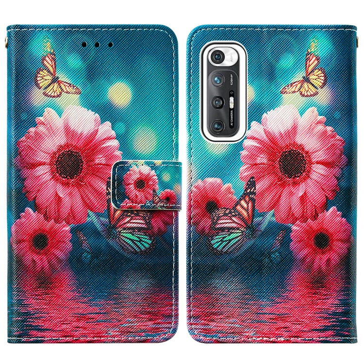 For Xiaomi Mi 10S Cross Texture Painting Pattern Horizontal Flip Leather Case with Holder & Card Slots & Wallet & Lanyard