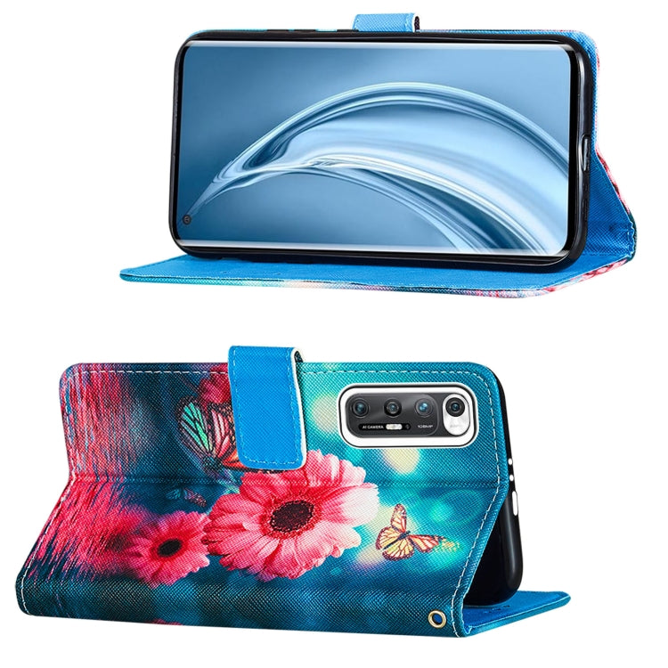 For Xiaomi Mi 10S Cross Texture Painting Pattern Horizontal Flip Leather Case with Holder & Card Slots & Wallet & Lanyard