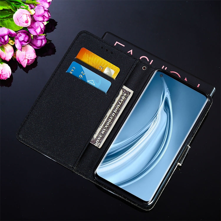 For Xiaomi Mi 10S Cross Texture Painting Pattern Horizontal Flip Leather Case with Holder & Card Slots & Wallet & Lanyard