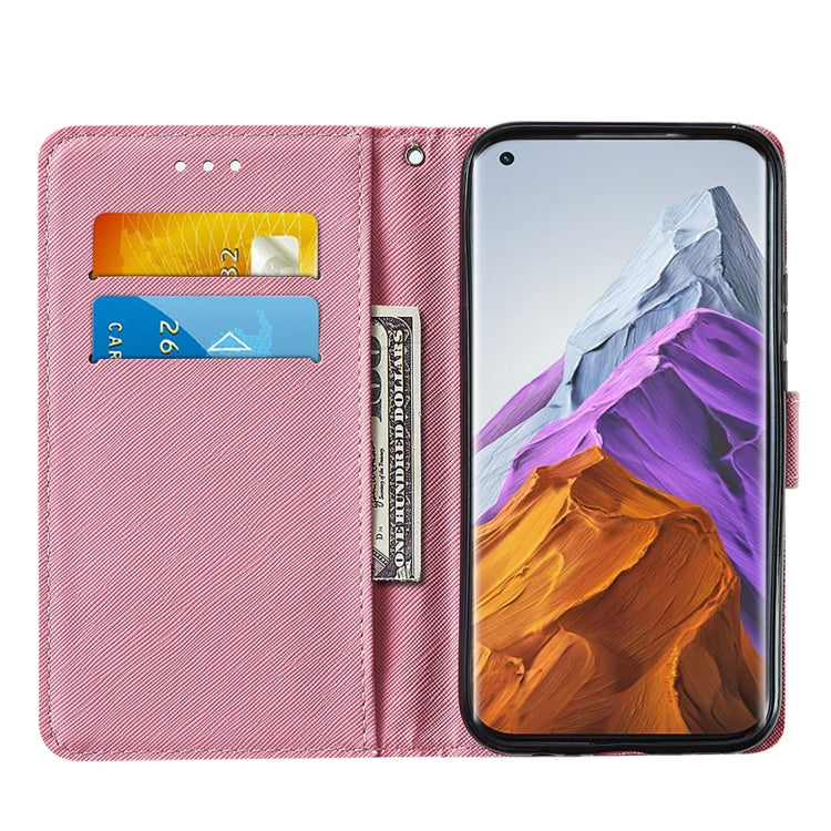 For Xiaomi Mi 11 Pro Cross Texture Painting Pattern Horizontal Flip Leather Case with Holder & Card Slots & Wallet & Lanyard