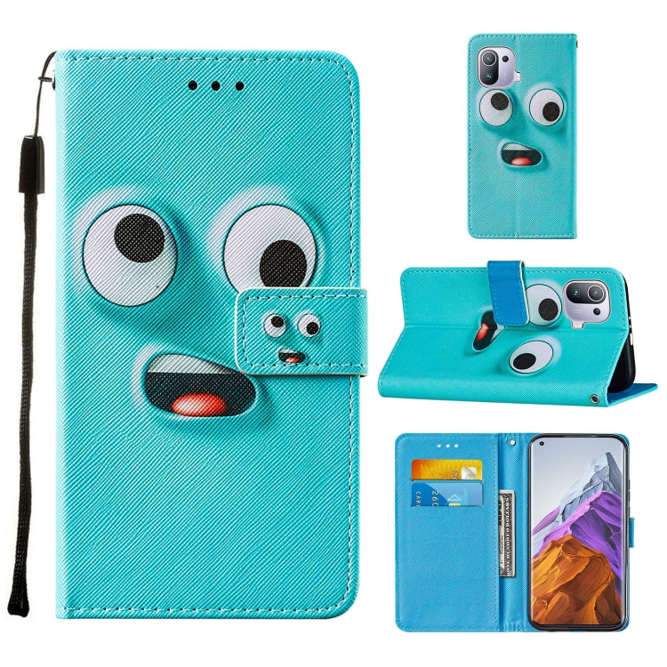 For Xiaomi Mi 11 Pro Cross Texture Painting Pattern Horizontal Flip Leather Case with Holder & Card Slots & Wallet & Lanyard