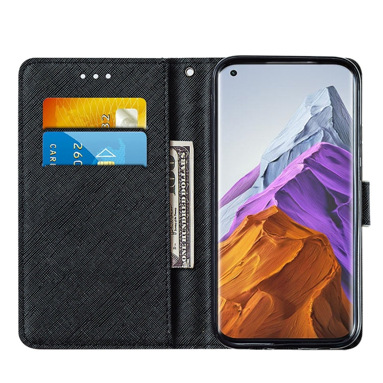 For Xiaomi Mi 11 Pro Cross Texture Painting Pattern Horizontal Flip Leather Case with Holder & Card Slots & Wallet & Lanyard