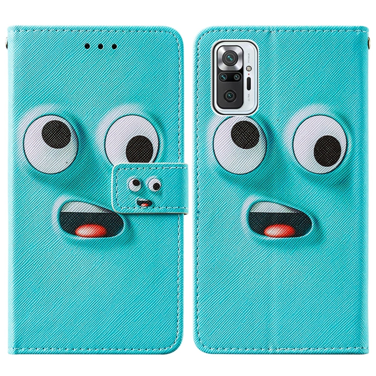 For Xiaomi Redmi Note 10 Pro / Note 10 Pro Max Cross Texture Painting Pattern Horizontal Flip Leather Case with Holder & Card Slots & Wallet & Lanyard