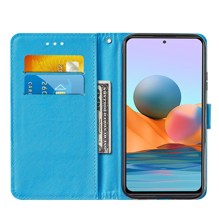 For Xiaomi Redmi Note 10 Pro / Note 10 Pro Max Cross Texture Painting Pattern Horizontal Flip Leather Case with Holder & Card Slots & Wallet & Lanyard