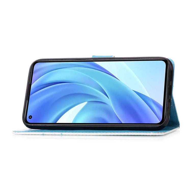 For Xiaomi Mi 11 Lite Colored Drawing Pattern Plain Weave Horizontal Flip Leather Case with Holder & Card Slot & Wallet & Lanyard