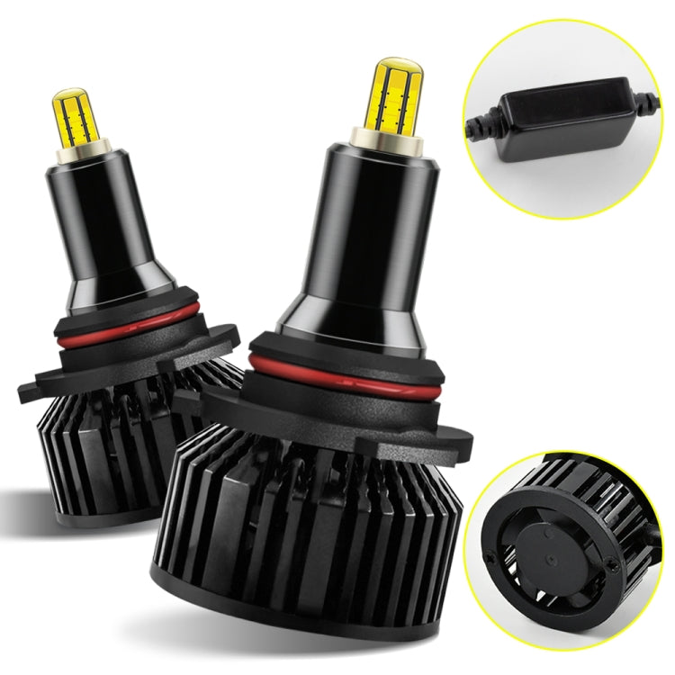 V8 9005 2 PCS DC10-32V / 30W / 6000K / 3800LM IP65 Waterproof Car LED Headlight