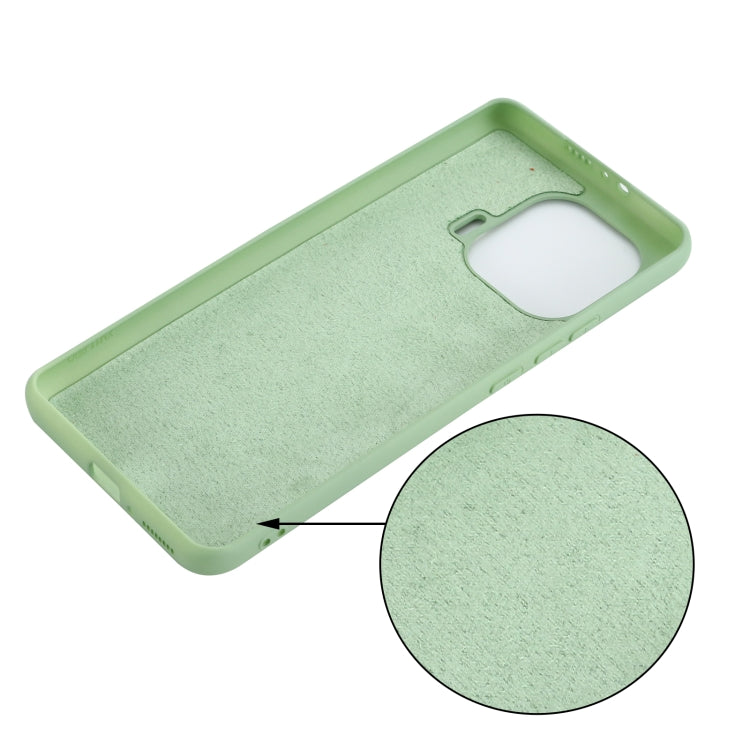 For Xiaomi Mi 11 Pro Solid Color Liquid Silicone Dropproof Full Coverage Protective Case