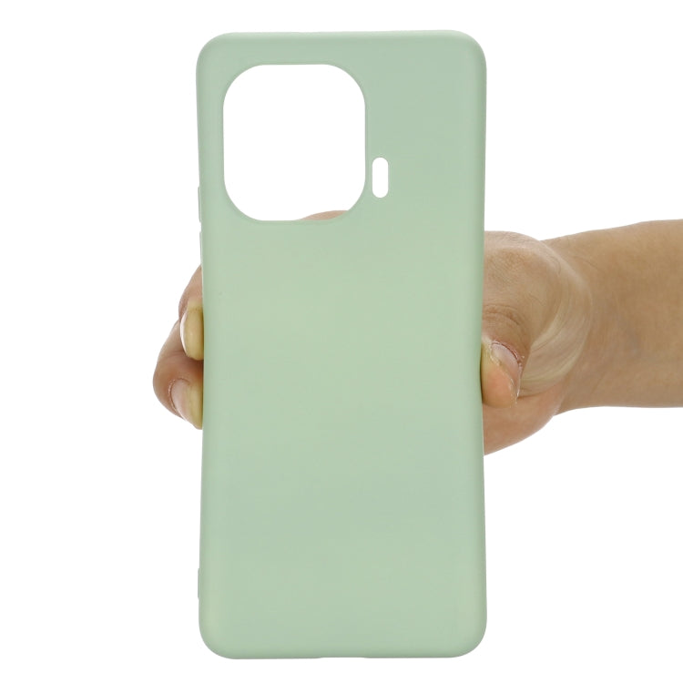 For Xiaomi Mi 11 Pro Solid Color Liquid Silicone Dropproof Full Coverage Protective Case