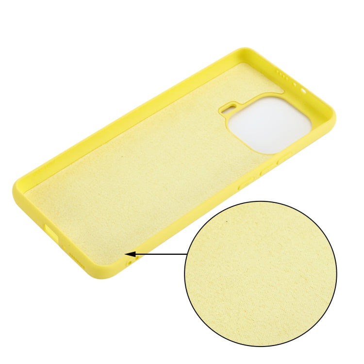 For Xiaomi Mi 11 Pro Solid Color Liquid Silicone Dropproof Full Coverage Protective Case