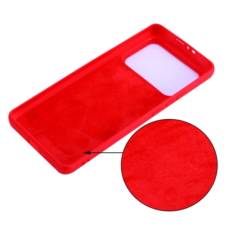 For Xiaomi Mi 11 Ultra Solid Color Liquid Silicone Dropproof Full Coverage Protective Case