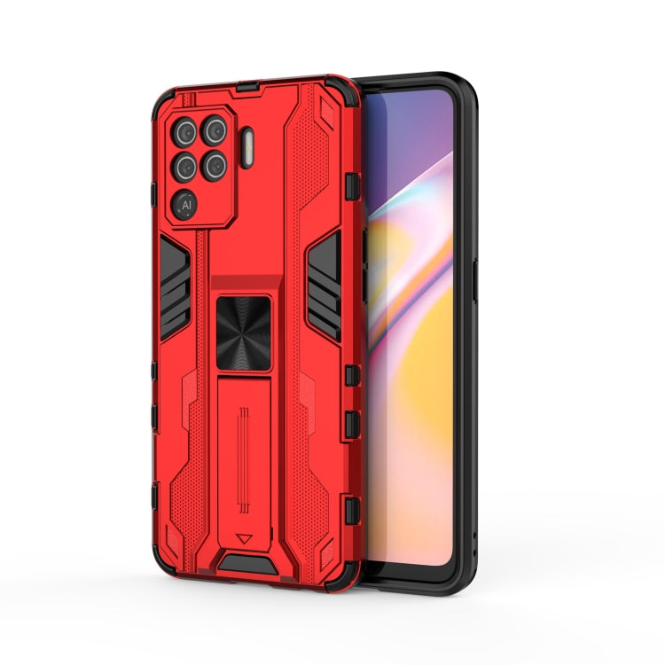 For OPPO A94 Supersonic PC + TPU Shock-proof Protective Case with Holder