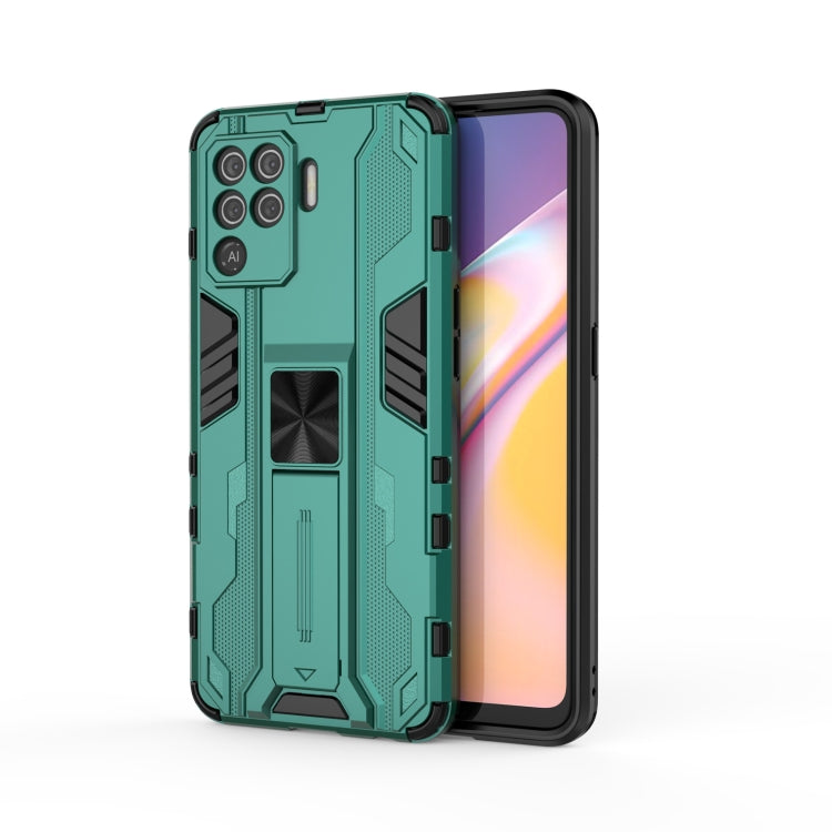 For OPPO A94 Supersonic PC + TPU Shock-proof Protective Case with Holder
