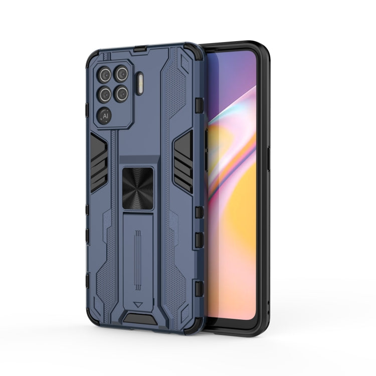 For OPPO A94 Supersonic PC + TPU Shock-proof Protective Case with Holder