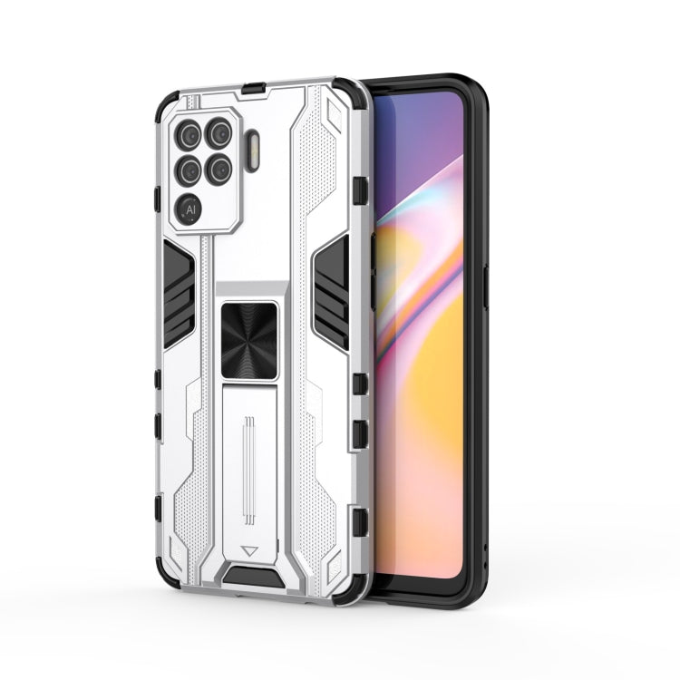 For OPPO A94 Supersonic PC + TPU Shock-proof Protective Case with Holder