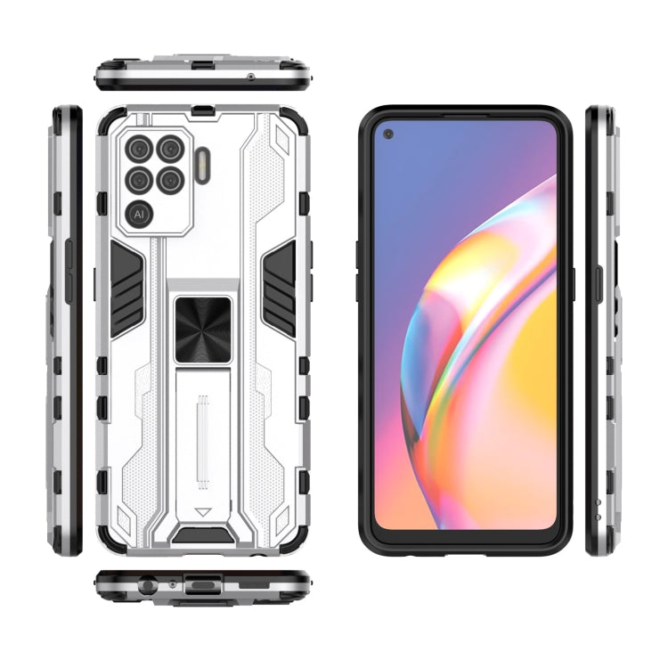 For OPPO A94 Supersonic PC + TPU Shock-proof Protective Case with Holder