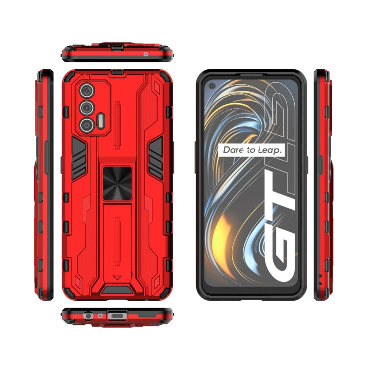For OPPO Realme GT Supersonic PC + TPU Shock-proof Protective Case with Holder