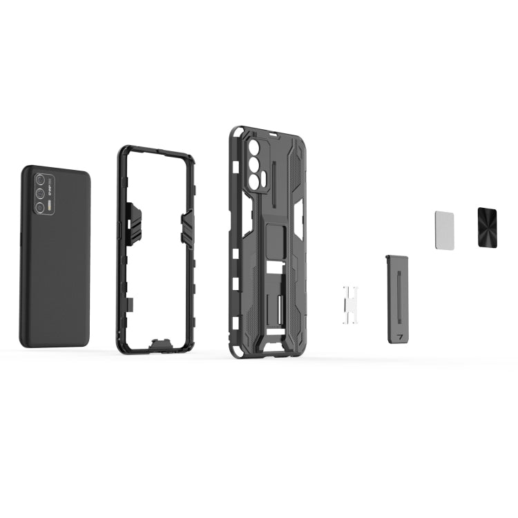 For OPPO Realme GT Supersonic PC + TPU Shock-proof Protective Case with Holder