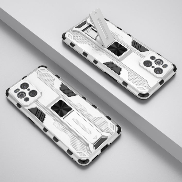 For OPPO Find X3 Supersonic PC + TPU Shock-proof Protective Case with Holder