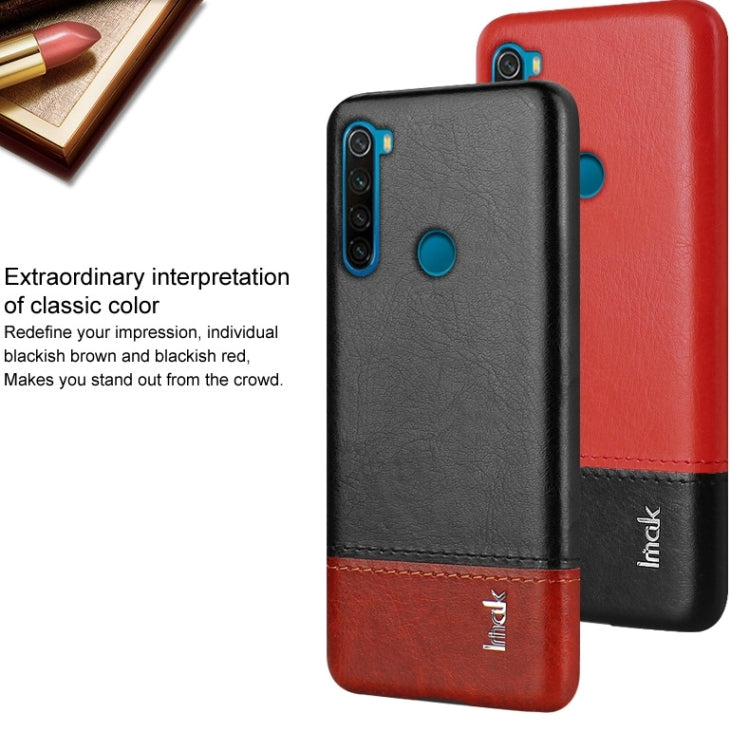 For Xiaomi Redmi Note 8 Ruiyi Series Concise Slim PU + PC Protective Case With Explosion-Proof Membrane