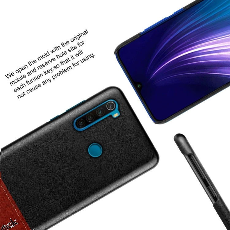 For Xiaomi Redmi Note 8 Ruiyi Series Concise Slim PU + PC Protective Case With Explosion-Proof Membrane