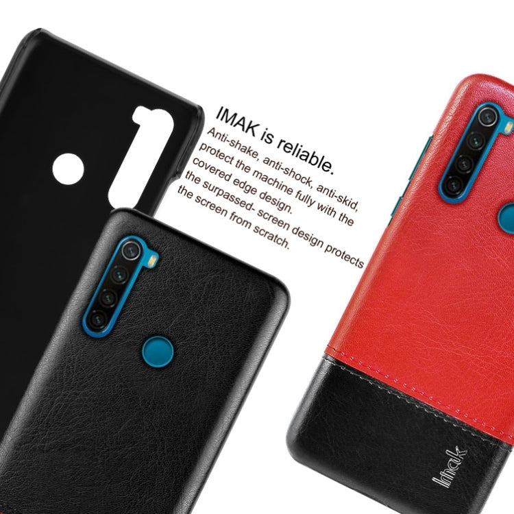 For Xiaomi Redmi Note 8 Ruiyi Series Concise Slim PU + PC Protective Case With Explosion-Proof Membrane