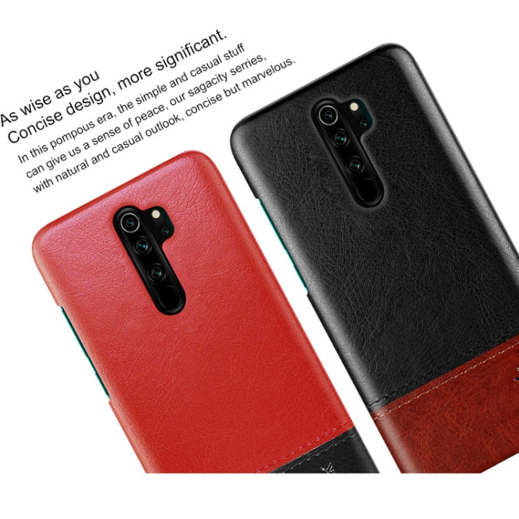 For Xiaomi Redmi Note 8 Pro Ruiyi Series Concise Slim PU + PC Protective Case With Explosion-Proof Membrane