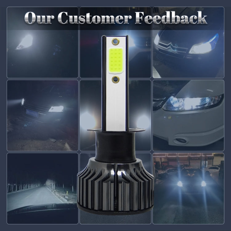 P1 H1 1 Pair 9V-36V / 36W / 6000K / 6000LM White Light IP68 Waterproof Car LED Headlight