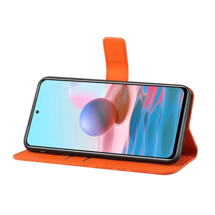 For Xiaomi Redmi Note 10 4G Ethnic Style Embossed Pattern Horizontal Flip Leather Case with Holder & Card Slots & Wallet & Lanyard