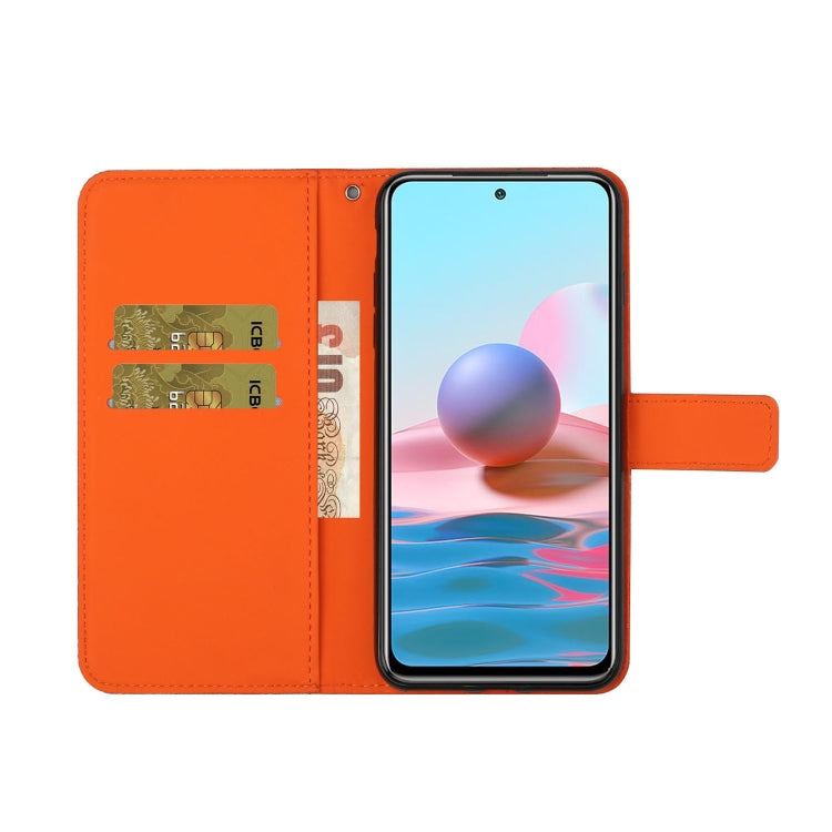 For Xiaomi Redmi Note 10 4G Ethnic Style Embossed Pattern Horizontal Flip Leather Case with Holder & Card Slots & Wallet & Lanyard