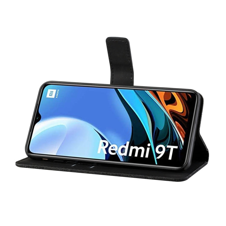 For Xiaomi Redmi 9T Ethnic Style Embossed Pattern Horizontal Flip Leather Case with Holder & Card Slots & Wallet & Lanyard