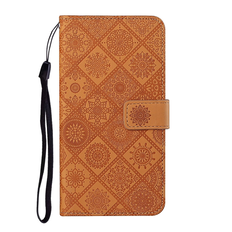 For Xiaomi Redmi Note 9T Ethnic Style Embossed Pattern Horizontal Flip Leather Case with Holder & Card Slots & Wallet & Lanyard