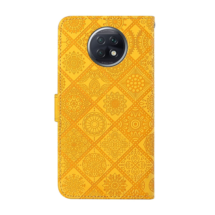For Xiaomi Redmi Note 9T Ethnic Style Embossed Pattern Horizontal Flip Leather Case with Holder & Card Slots & Wallet & Lanyard