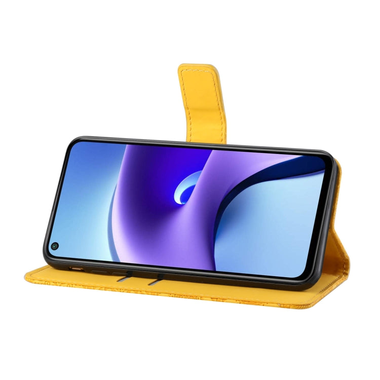 For Xiaomi Redmi Note 9T Ethnic Style Embossed Pattern Horizontal Flip Leather Case with Holder & Card Slots & Wallet & Lanyard